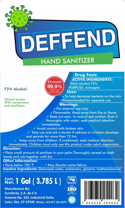 1 Gallon Label (Hand 1 Galon)